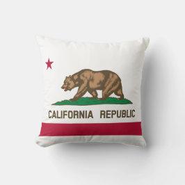 De vlag van Californië Kussen