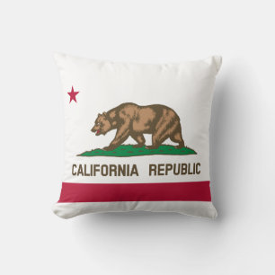 De vlag van Californië Kussen