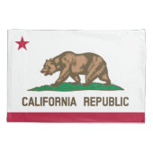 De vlag van Californië Kussensloop (Achterkant)