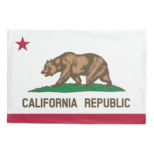 De vlag van Californië Kussensloop (Achterkant)