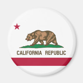 De vlag van Californië Magneet