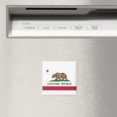 De vlag van Californië Magneet (Insitu (Vaatwasser))