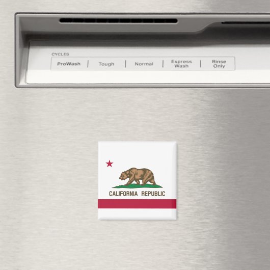 De vlag van Californië Magneet (Insitu (Vaatwasser))