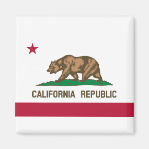 De vlag van Californië Magneet