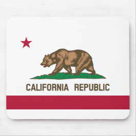 De vlag van Californië Muismat