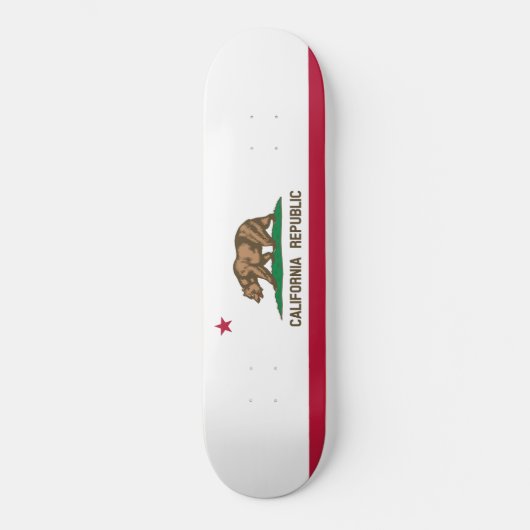 De vlag van Californië Persoonlijk Skateboard (Voorkant)