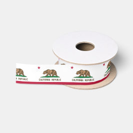 De vlag van Californië Satijnen Lint