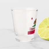 De vlag van Californië Shot Glas (Links)