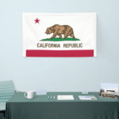 De vlag van Californië Spandoek (Beurs)