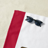 De vlag van Californië Strandlaken (In situ)