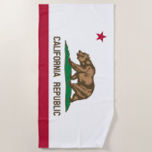De vlag van Californië Strandlaken (Voorkant)