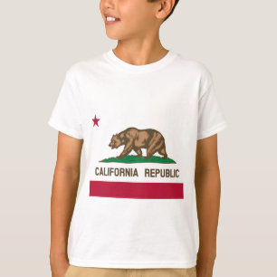 De vlag van Californië T-shirt