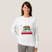 De vlag van Californië T-shirt (Voorkant volledig)