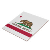 De vlag van Californië Tegeltje (Zijkant)
