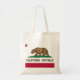 De vlag van Californië Tote Bag