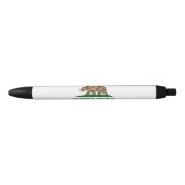 De vlag van Californië Zwarte Inkt Pen (Voorkant)