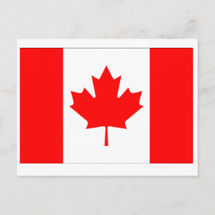 De Vlag van Canada Briefkaart