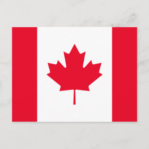 De Vlag van Canada Briefkaart