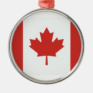 De Vlag van Canada Metalen Ornament