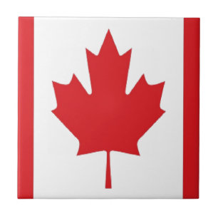 De Vlag van Canada Tegeltje