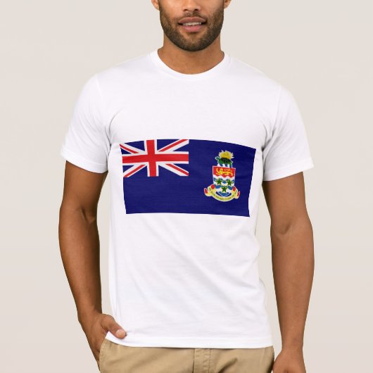 De vlag van Cayman Island T-shirt (Voorkant)