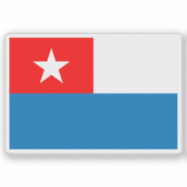 De vlag van Céspedes, Cuba Sticker