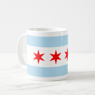De vlag van Chicago (Illinois) Koffiemok