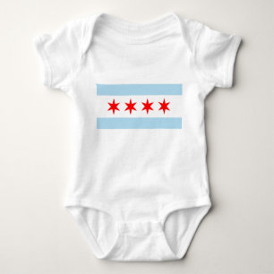 De vlag van Chicago (Illinois) Romper