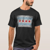 De vlag van Chicago onderdrukt de Mannen van de S T-shirt (Voorkant)