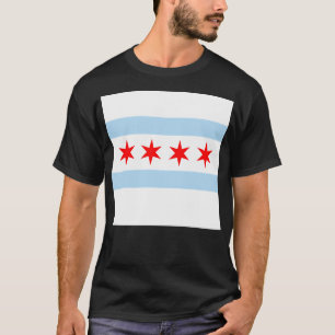 De vlag van Chicago T-shirt
