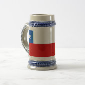 De vlag van Chili Bierpul (Voorkant links)