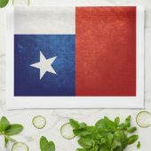 De vlag van Chili; Theedoek (Gevouwen)