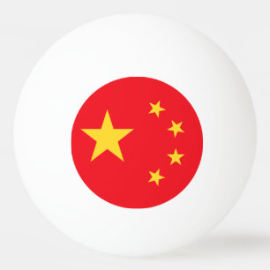 De Vlag van China Pingpongbal