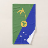 De vlag van Christmas Island Bad Handdoek (Handdoek)