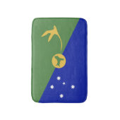 De vlag van Christmas Island Badmat (Voorkant Verticaal)