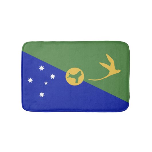 De vlag van Christmas Island Badmat (Voorkant)