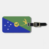 De vlag van Christmas Island Bagagelabel (Voorkant horizontaal)