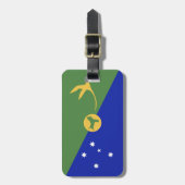 De vlag van Christmas Island Bagagelabel (Voorkant verticaal)