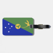 De vlag van Christmas Island Bagagelabel (Achterkant horizontaal)