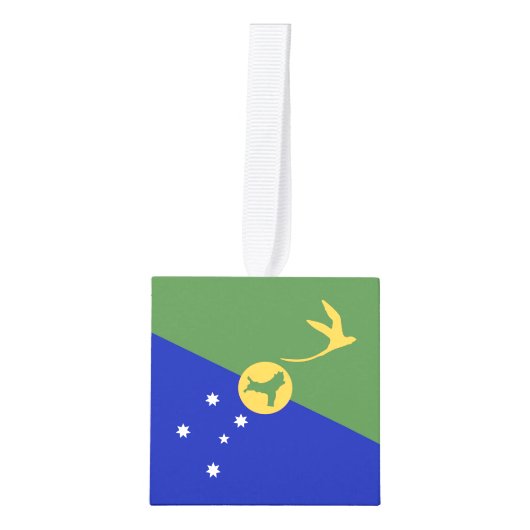 De vlag van Christmas Island Decoratie (Voorkant)