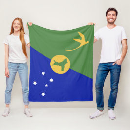 De vlag van Christmas Island Fleece Deken