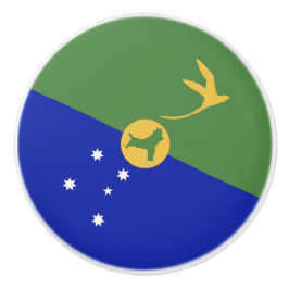 De vlag van Christmas Island Keramische Knop