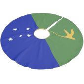 De vlag van Christmas Island Kerstboom Rok (Gekanteld)