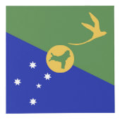 De vlag van Christmas Island Kubus (Rechts)