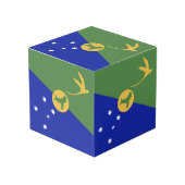 De vlag van Christmas Island Kubus (Voorkant hoekig)