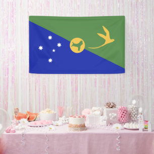 De vlag van Christmas Island Spandoek