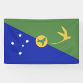 De vlag van Christmas Island Spandoek (Horizontaal)