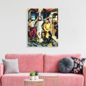 De vlag van Christus Canvas Afdruk (Insitu (Woonkamer))