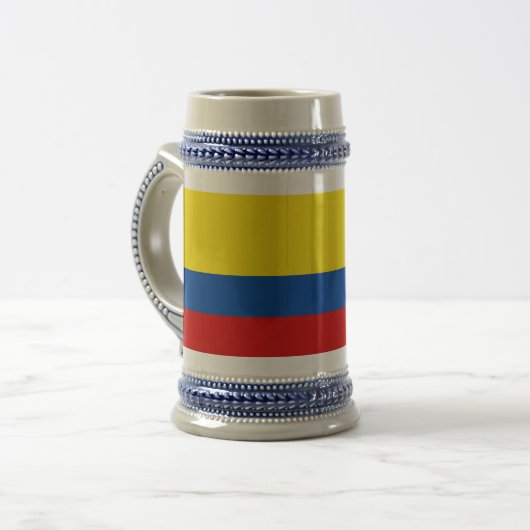 De vlag van Colombia Bierpul (Voorkant links)