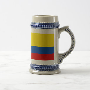 De vlag van Colombia Bierpul